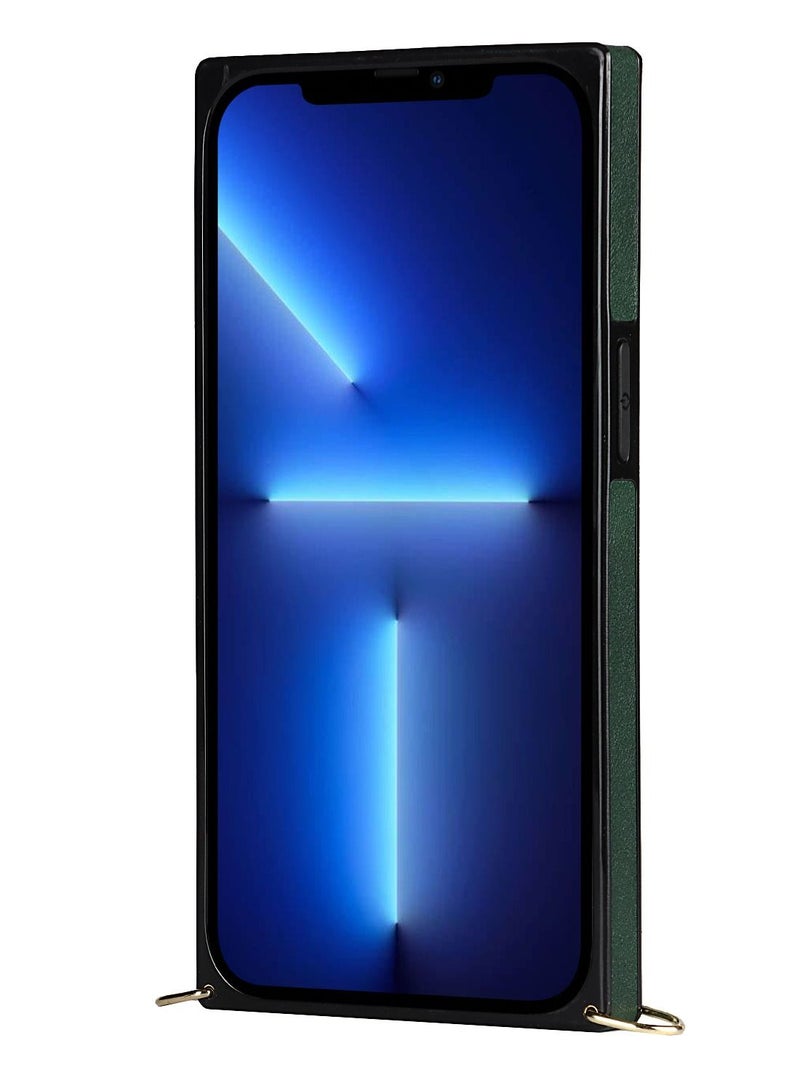 Suteni Leather Protective Back Cover Case Phone Case for iPhone - Image 2