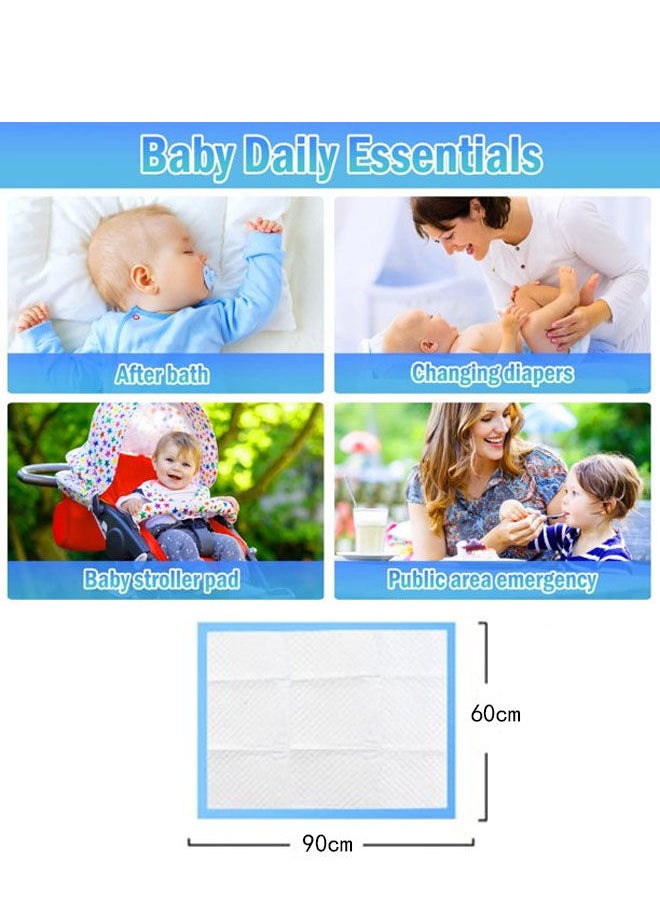 Generic - Baby Disposable Changing Pad 20Pack Soft Waterproof Ma, Portable Diaper Changing Table & Mat Leak-Proof Breathable Underpads Mattress Play Pad Sheet Protector - Image 1