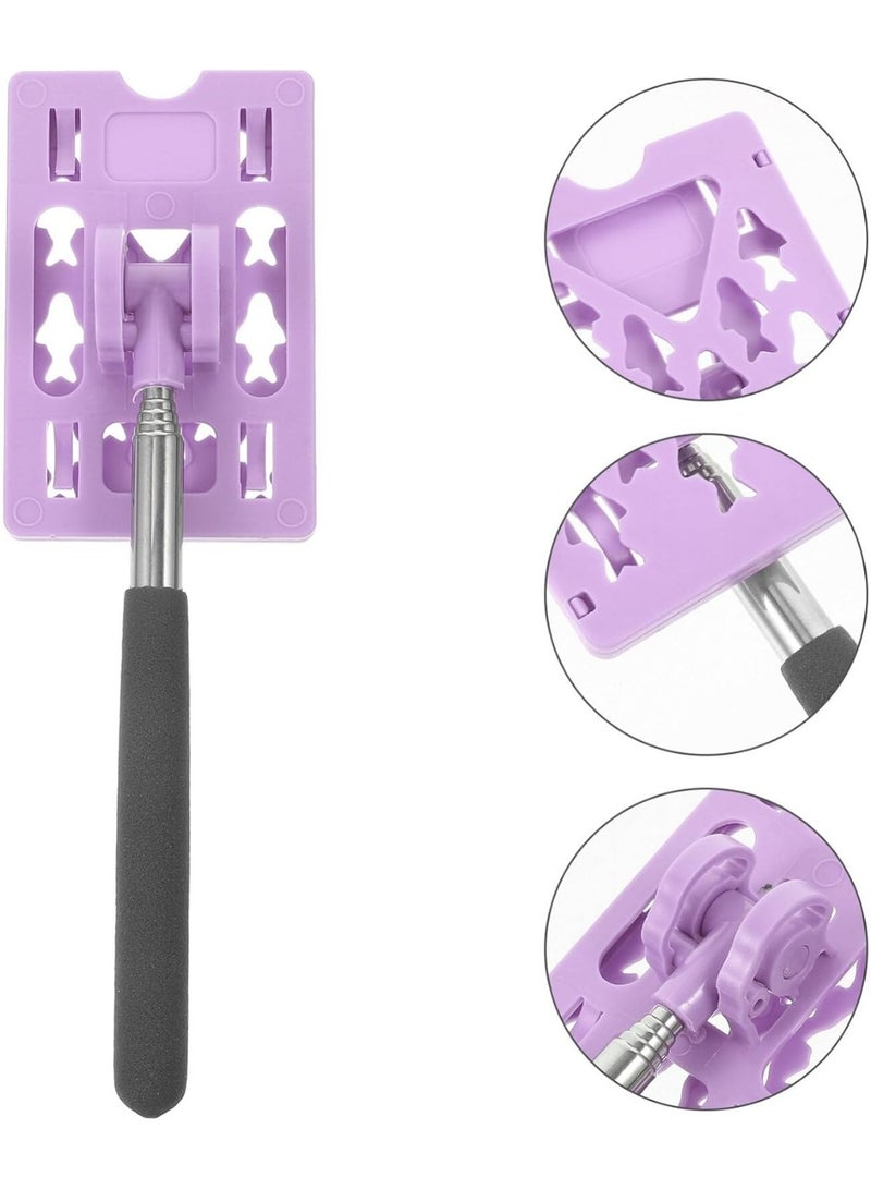 Meetion Telescopic Rod Card Holder Reacher, 8in Vehicle Parking Toll Swiping Stick Grabber, Contactless Payment Pole, Parking Fee Sign-in Stick Driving Artifact Parking Aid Tool for Parking Lot - Image 1