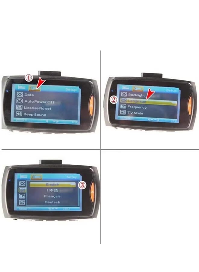 A ZONE Mini Car Camera Dashcam 140° Wide Angle Car DVR Dash Cam Dashboard Camcorder Black Box with G-Sensor Night Vision - Image 4