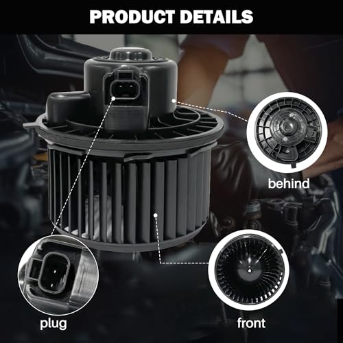 Aspligo 700164 AC Heater Blower Motor Fit for Cadillac Escalade for Chevrolet Avalanche Silverado Suburban 1500 2500 3500 HD for GMC Sierra 1500 2500 3500 HD Yukon XL 1500 2500 for Hummer H2 - Image 3