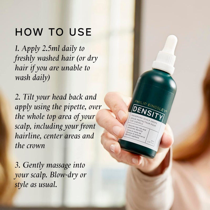 Philip Kingsley Density Preserving Serum for Thinning Hair and Hair Loss, Scalp Care for Hair Fall and Thickness, 2.87 oz - Image 5