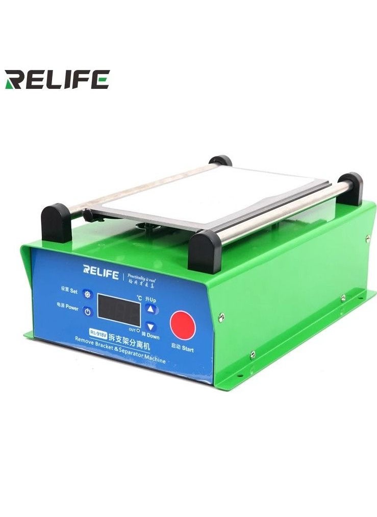 RELIFE RELIFE RL-918V Screen Vacuum Separator Machine LCD Screen Separator Max8.5 Inch for Phone Repair Heating Split Screen Platform 