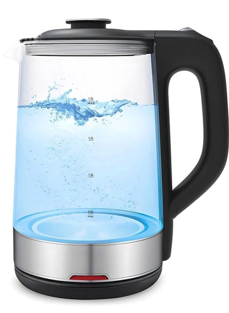 آر إيه أف غلاية كهربائية بيركس شفافة  سعة 1.8 لتر - Image 1