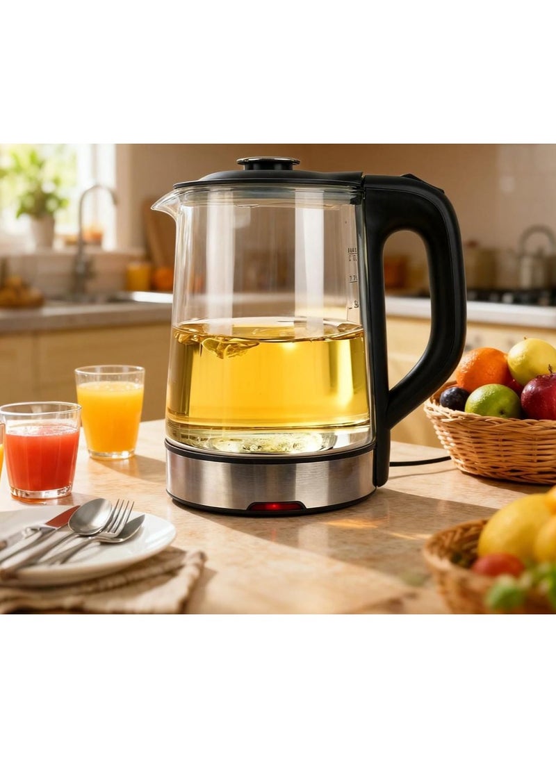 آر إيه أف غلاية كهربائية بيركس شفافة  سعة 1.8 لتر - Image 2