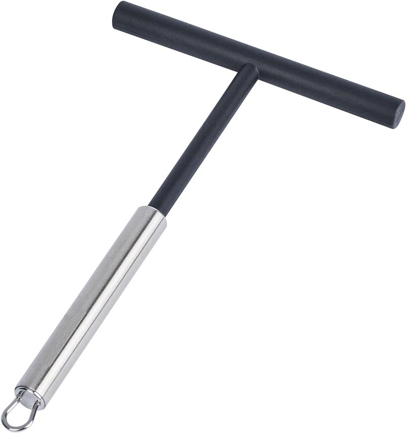 RestaurantwareGerman Standard Crepe Spreader 1 T Shape Crepe Maker  Dishwashable Evenly Spreads Batter Black Nylon Crepe Batter Spreader With Stainless Steel Handle Ideal For Kitchen Bakery - Image 2