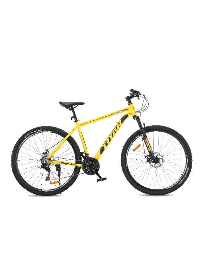 MOGOO Titan Mountain Bike - 26 Inch - Yellow - Image 1