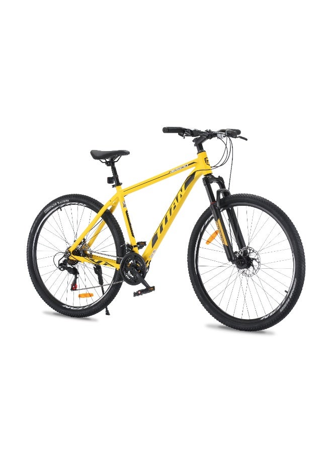 MOGOO Titan Mountain Bike - 26 Inch - Yellow - Image 2
