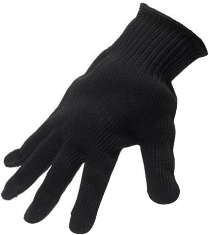 Cut Resistant Safety Gloves Kitchen Protective Anti Cut Wear Resistant Lightweight Black - Image 4