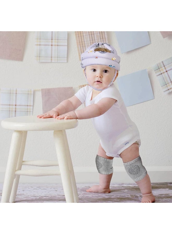 TORASO خوذة توراسو للأطفال ووسادات الركبة للأطفال للزحف، خوذة للأطفال وخوذة للمشي للأطفال - Image 2