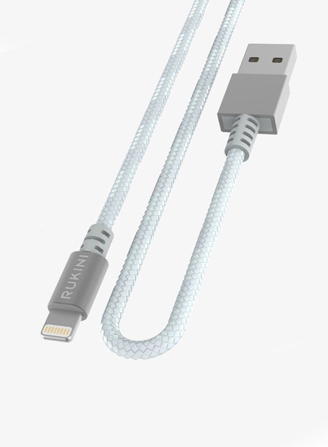 Rokini cut-resistant fabric iPhone cable - Apple certified - size 2 metres
