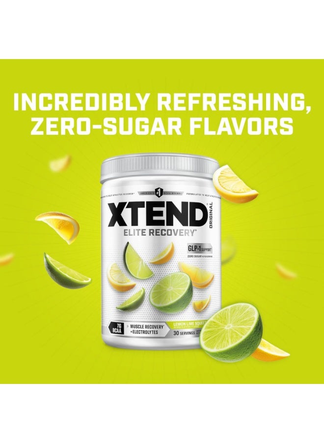XTEND Original BCAA Powder Lemon Lime Squeeze - ZERO CALORIE, ZERO CARB, ZERO SUGAR - Post Workout Muscle Recovery Drink with Amino Acids - 7g BCAAs for Men & Women - 30 Servings (Packaging May Vary) - Image 3