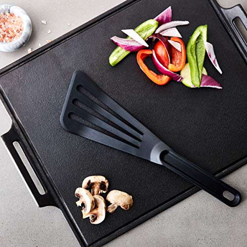 Mercer Culinary أداة مريحة من ميرسر للطهي، ملعقة مشقوقة مقاومة للحرارة العالية، 12 بوصة × 3.5 بوصة، سوداء - Image 2
