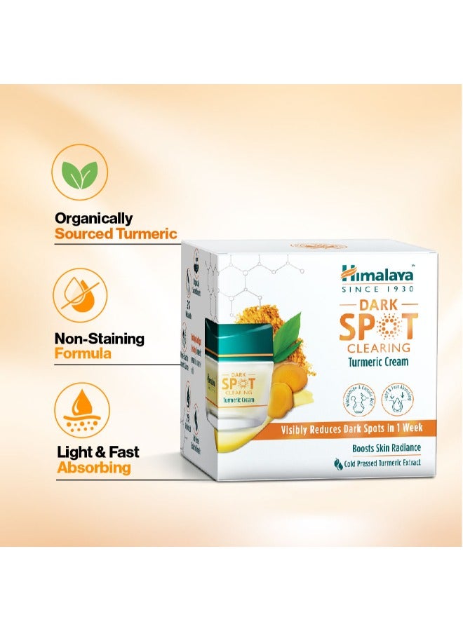 Himalaya Dark Spot Clearing Turmeric Cream 50g - Image 2