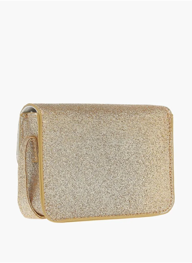 Flora Bella By Shoexpress Girls Embellished Crossbody Bag With Adjustable Strap And Magnetic Closure Ramadan Collection