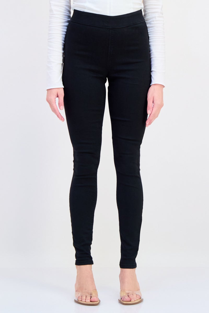 VERO MODA Vero Moda x i Scenery Women Regular Fit Solid Straight Leg Pants, Black - Image 1