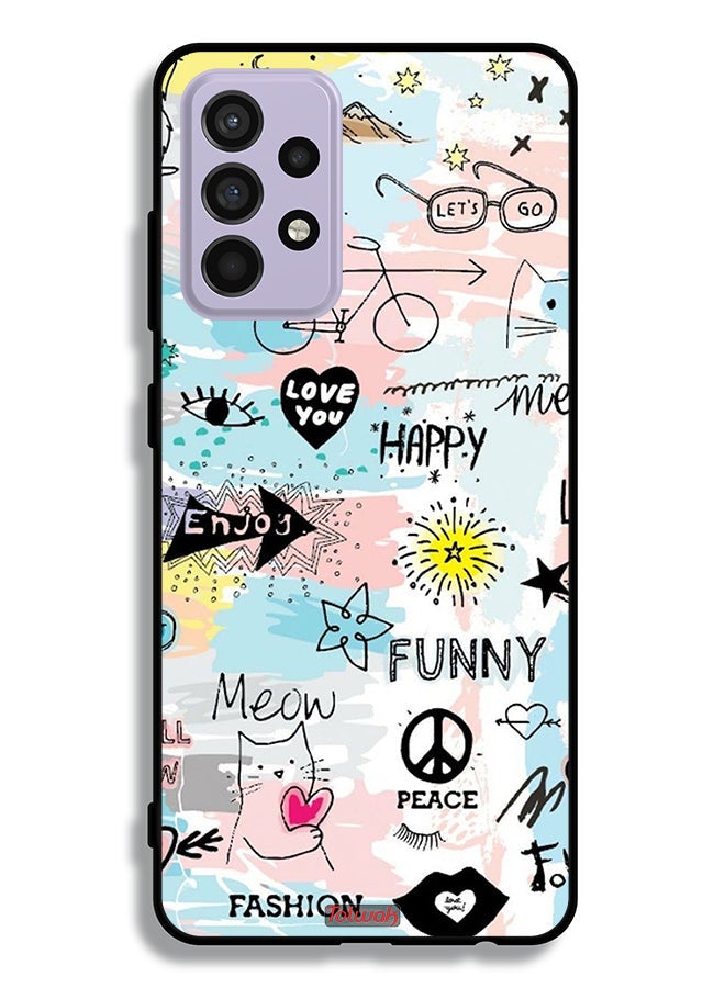 Tolwak Samsung Galaxy A52 4G Protective Case Cover Love You Tags - Image 1