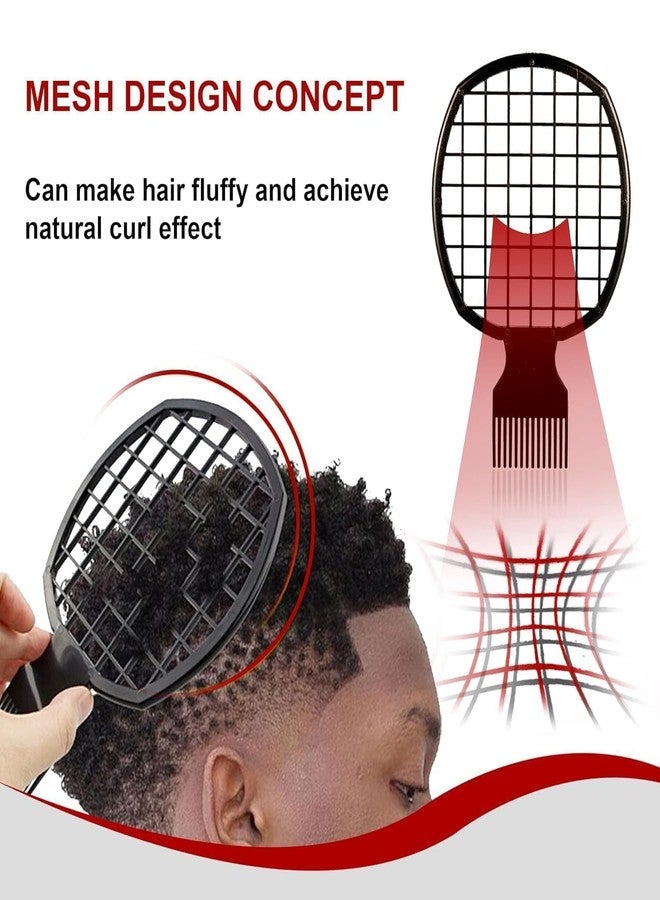 Supaze 3 Pcs Afro Twist Upgrade Set: Hair Sponge Double-sided and 2 Twist Comb, Curl Sponge Hair Brush for Women Men Barber Personal Styling - Image 5