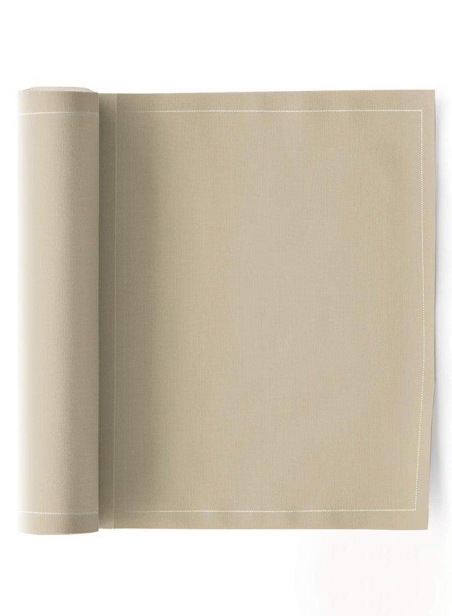 MY DRAP Washable and Reuseable Lunch Napkin- 7.9 x 7.9 inch (50 Count, Cotton Sand) - Image 1