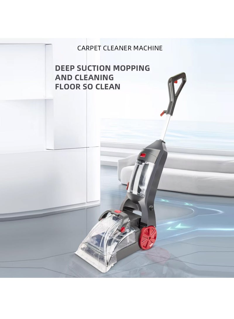 ET-LIFE Carpet Cleaner, Upright Carpet Washer, Hard floor Cleaner Deep Cleaner, Powerful Cleaning Performance for Carpets and Area Rugs UV-0617 Black - Image 5