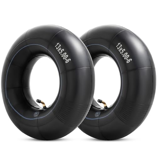 YeYouC Heavy Duty 13x5006 Inner Tubes Exact Replacement 50064006 Tire Tube with TR87 Bent Valve Stem for Razor Dirt Quad Lawn Mowers Snow Blowers ATVs Go Kart and More Pack of 2 - Image 1