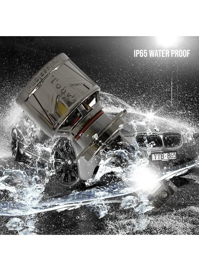 توبيز لمبات مصابيح أمامية LED للسيارة من توبيز TY60 MAX، قطعتان، تم اختبارها، بقوة 60 واط و6000 لومن، بدرجة حرارة لون 6500 كلفن - H13 - Image 4