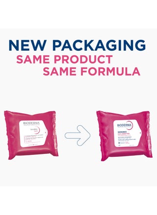 25-Piece Sensibio H2O Make Up Removing Wipes - view 4