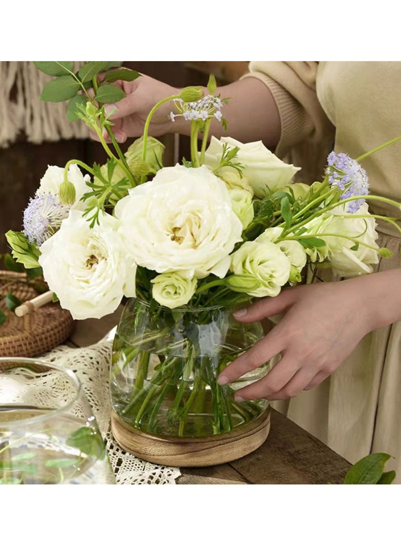 Aquarium Terrarium glass tank wood base 15x15x10.5cm - Image 5