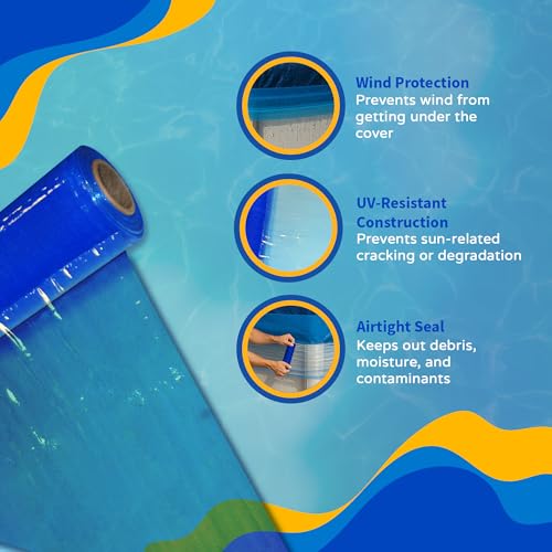 Blue Wave منتجات بركة الشمس WCS-1 غطاء شتوي للحماية من أغطية برك السباحة فوق الأرض - Image 5