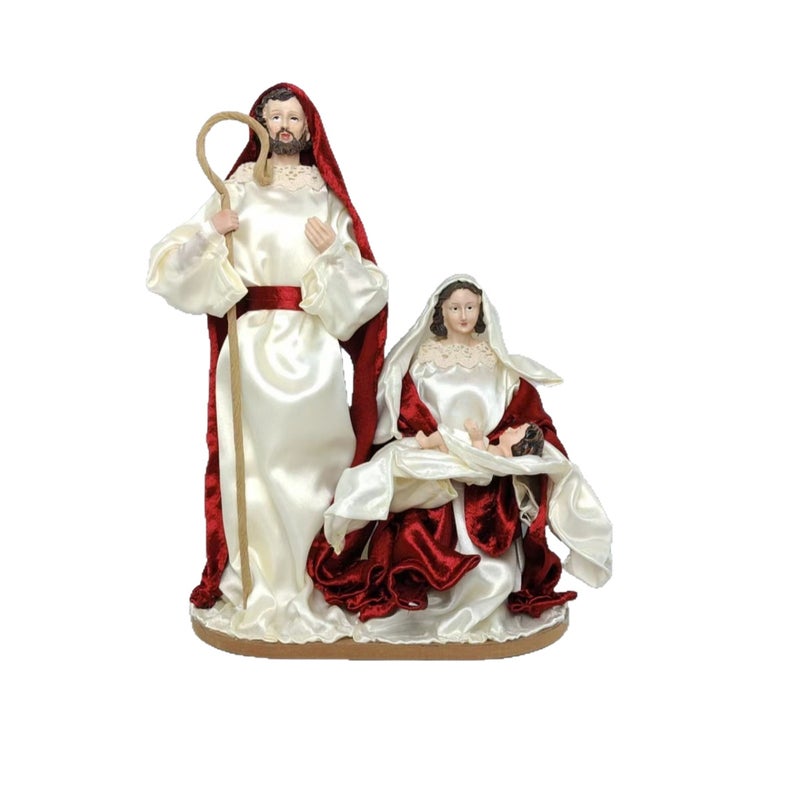 Nativity Scene Christmas Decoration Religious Figurine Set - Image 5
