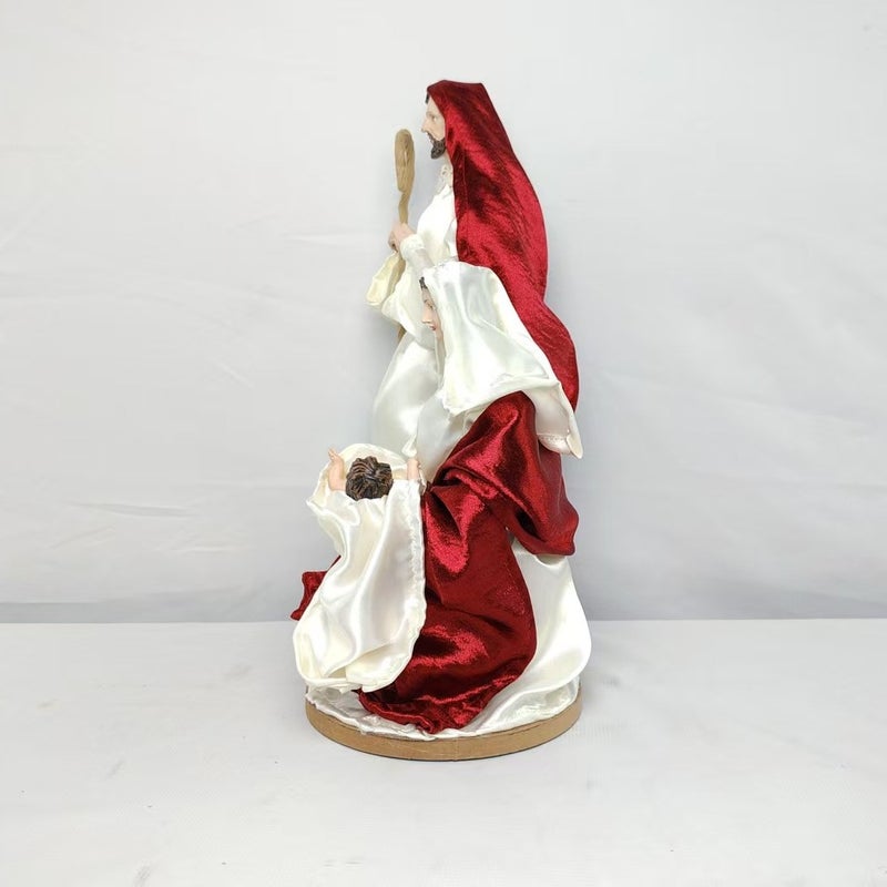 Nativity Scene Christmas Decoration Religious Figurine Set - Image 4