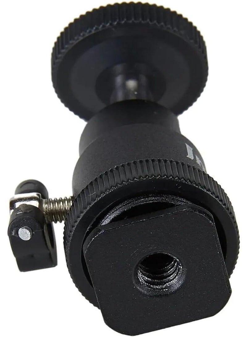 جيه ماري حامل ثلاثي معدني للكاميرا مع رأس كروي 360 درجة BH-02، تصميم معدني احترافي للتحكم الدقيق والسلس، متوافق مع الحامل الثلاثي والحامل الأحادي بموصل UNC 1/4، خفيف الوزن وسهل الحمل، مثالي للتصوير الفوتوغرافي الاحترافي أثناء السفر، وتصوير المناظر الطبيعية، والصور الشخصية، ومقاطع الفيديو - Image 5