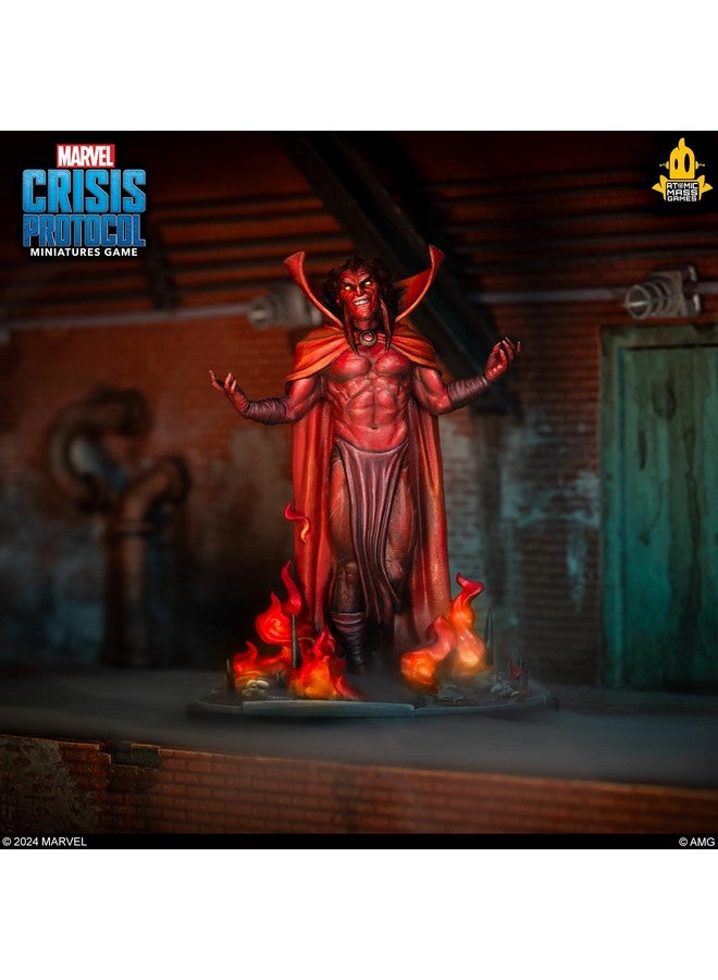 Atomic Mass Games Marvel: Crisis Protocol Mephisto Character Pack - Manipulator of The Battlefield! Tabletop Superhero Game, Ages 14+, 2 Players, 90 Minute Playtime, Made - Image 4
