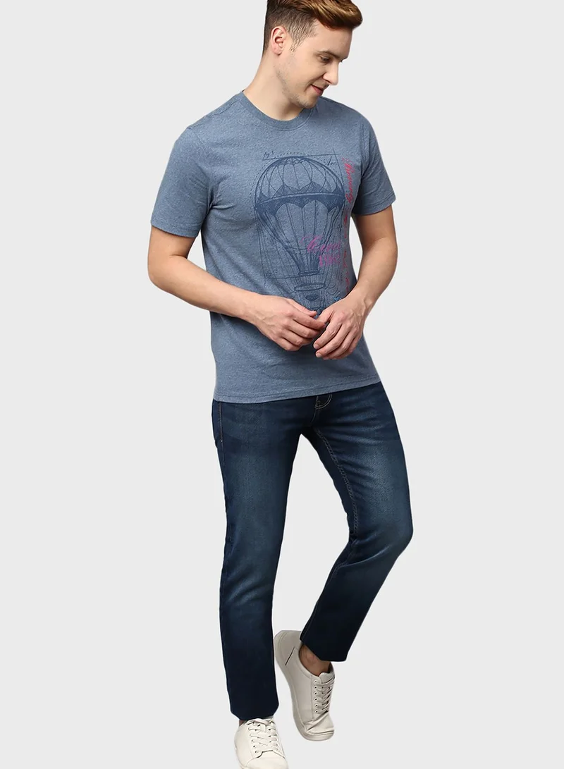 BEVERLY HILLS POLO CLUB Crew Neck T-Shirt