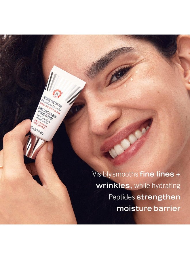 فيرست إيد بيوتي كريم ريتينول للعين من فيرست إيد بيوتي مع سكوالين وسيراميد، سيروم ريتينول مُغلّف للبشرة الحساسة، يُساعد على تحسين مظهر الخطوط الدقيقة والتجاعيد، آمن للبشرة الحساسة، 0.5 أونصة - Image 3