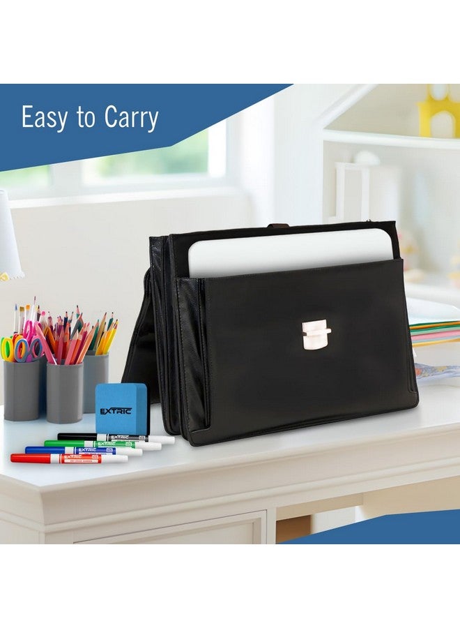 ذا ميجا ديلز مجموعة سبورة مسح جاف للأطفال وأقلام تحديد قابلة للمسح الجاف، سبورة صغيرة قابلة للمسح الجاف، سبورة بيضاء، 4 أقلام تحديد قابلة للمسح الجاف برأس رفيع وممحاة صغيرة قابلة للمسح الجاف، سبورة بيضاء صغيرة وأقلام تحديد قابلة للمسح الجاف مع ممحاة - Image 4