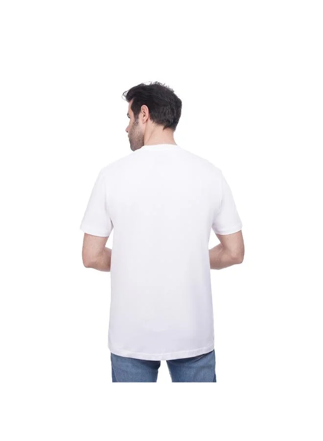 Coup Printed Single Jersey T-Shirt 2XL - White - 1000748