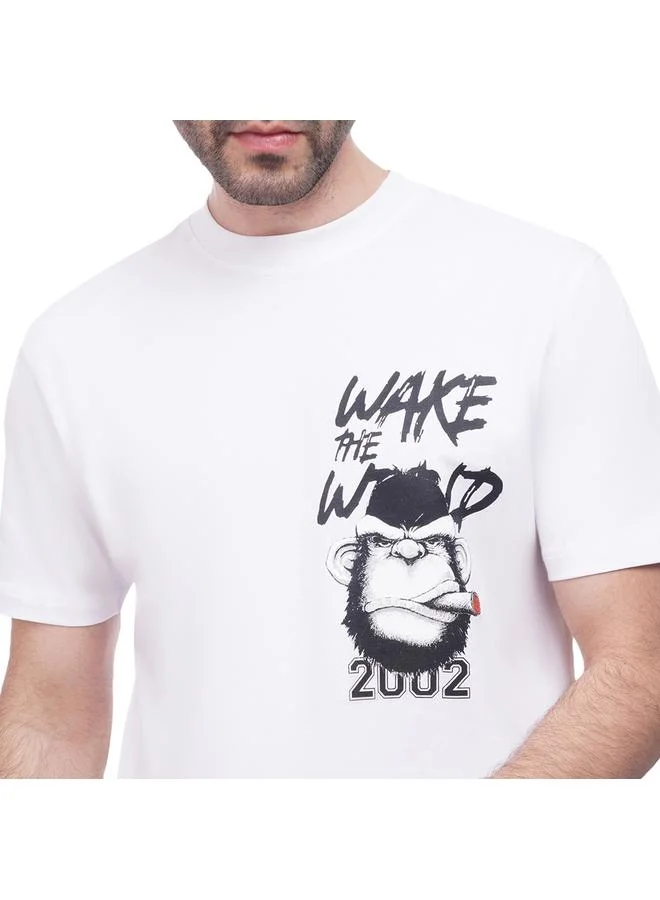 Coup Coup Men Printed Slim Fit T-Shirt