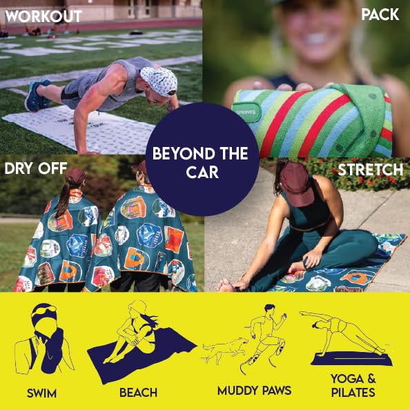 Sprints Athletic Running Towel, Full-Sized, Car Seat Cover - Performance Microfiber… (National Parks) - Image 5