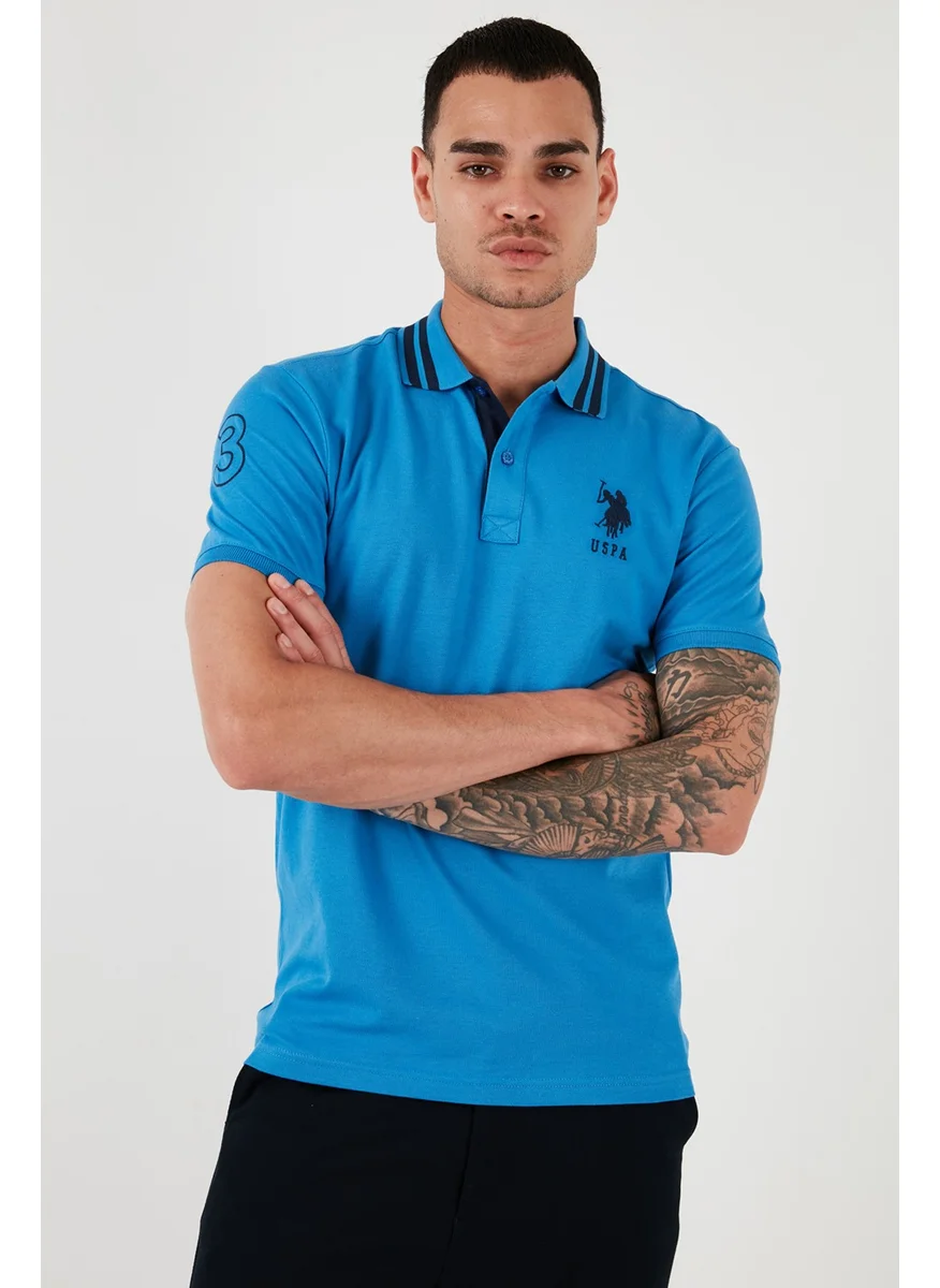 يو اس بولو اسن Base. Polo Assn Cotton Logo Slim Fit Polo Collar T Shirt Men's T Shirt G081GL0111571222