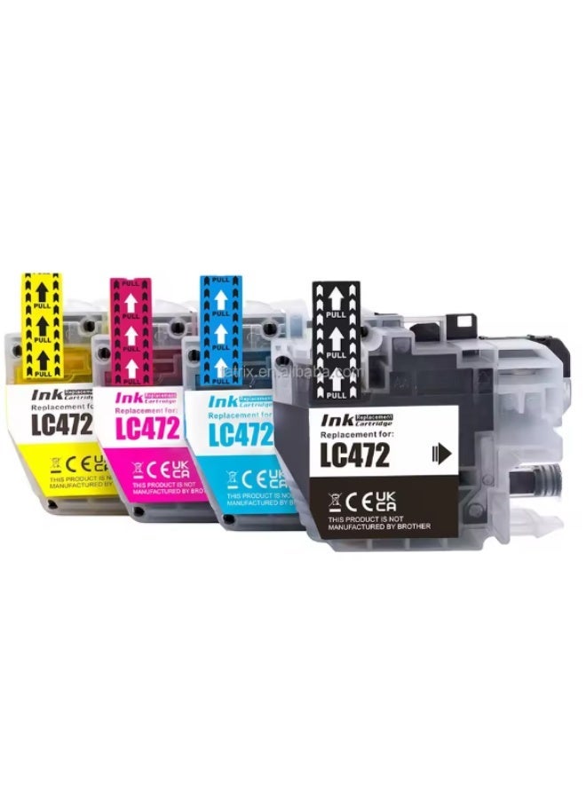 INK LC472XL LC472 472XL Premium Color Compatible Printer Ink Cartridge for Brother MFC-J2340DW MFC-J3540DW MFC-J3940DW. - Image 2