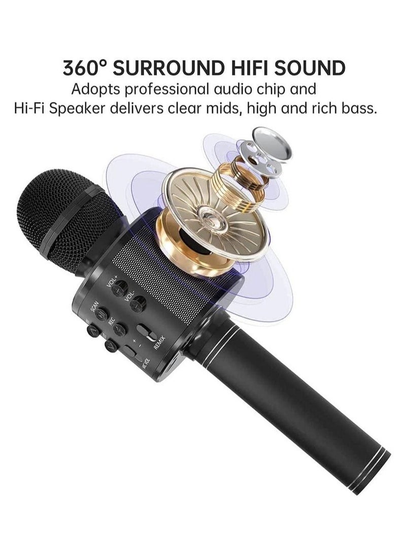 Bluetooth Microphone for kids Birthday Gift Toys for Age 3 4 5 6 7 8 9 10 Girls Boys Wireless Karaoke Mircrophone Little Kid Gifts Toy for Toddler Children  - Image 5