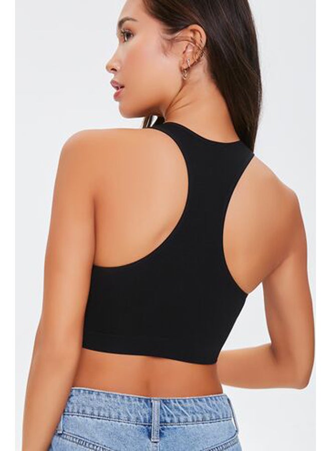 FOREVER 21 Split-Neck Racerback Bralette - Image 3
