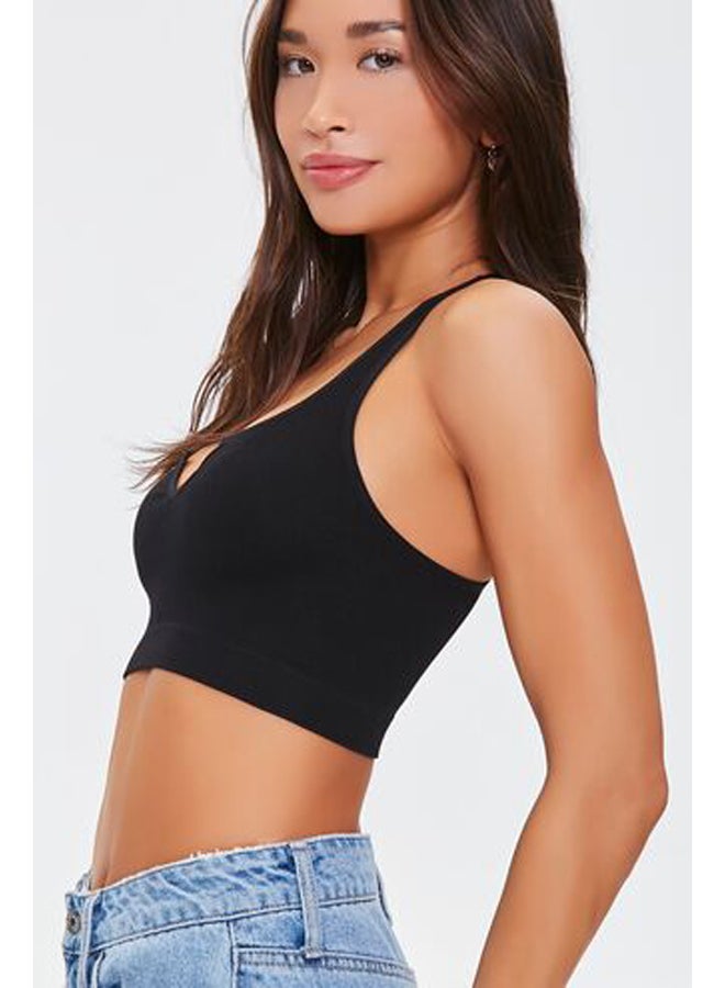 FOREVER 21 Split-Neck Racerback Bralette - Image 2