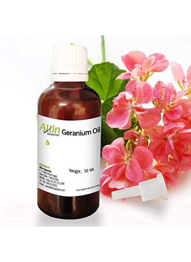 Allin Exporters Geranium Oil 100% Pure Natural & Undiluted 50 Ml  - Image 1