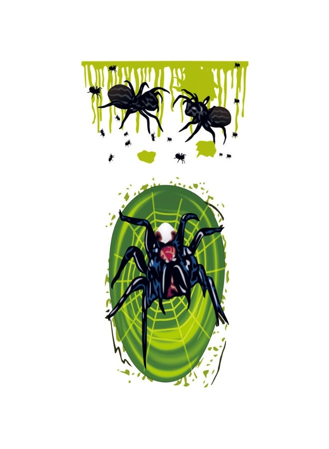 NIBEMINENT Halloween Wizard Blood Handprint Horror Wall Sticker