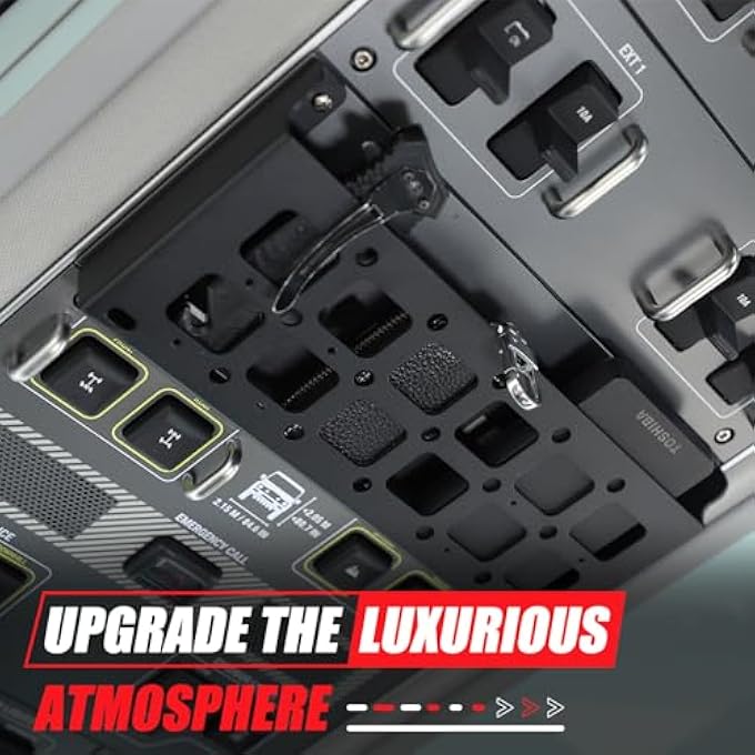 rayihni Car Roof Rack Cargo Compatible with 2020-2024 INEOS Grenadier Overhead Organizer Storage Panel, Aluminum Alloy Car Roof Control Panel Storage Basket Auto Accessories - Image 3