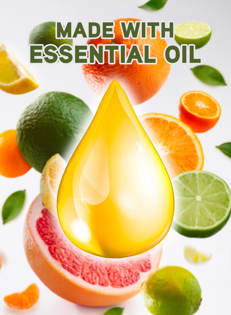 Elegant 6-Pieces Citrus & Orange Blossom Shower Gel 1 Liter - Image 3