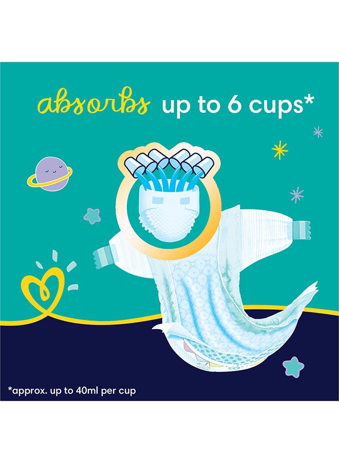 Pampers Baby-Dry Night Diapers For Extra Sleep Protection Size 6, 40 Count - Image 5