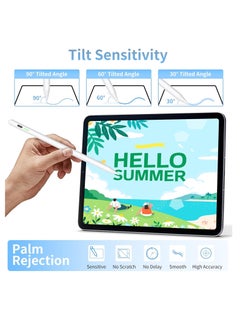 Generic Stylus Pen for iPad with Active Pen with Palm Rejection and Smart Touch Magnetic Shortcut Key  - Image 4